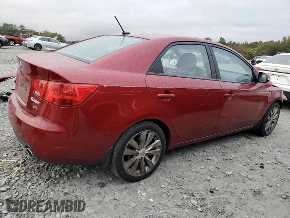2010 Kia Forte SX with VIN KNAFW4A32A5139704, listed as a Copart auction lot 80333544 with 193,450 mi miles and Salvage Title. Bid and sale history available at carsss.com. Image 3.