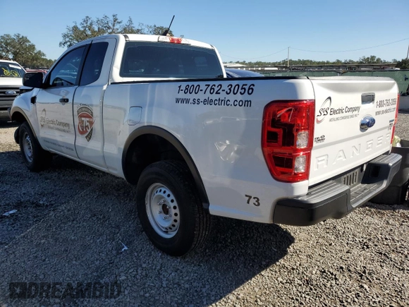 2019 Ford Ranger XL with VIN 1FTER1EH2KLA95050, listed as a Copart auction lot 81901134 with 115,650 mi miles and Non Repairable. Bid and sale history available at carsss.com. Image 2.
