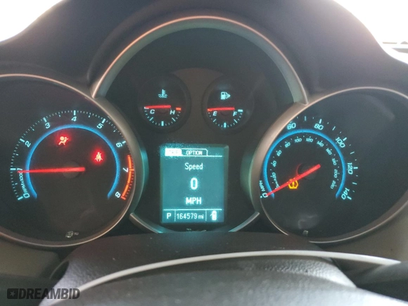 2014 Chevrolet Cruze LS with VIN 1G1PA5SG3E7223417, listed as a Copart auction lot 58986724 with 164,579 mi miles and Salvage Title. Bid and sale history available at carsss.com. Image 9.