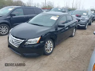 2015 Nissan Sentra S with VIN 3N1AB7AP5FY334268, listed as a IAAI auction lot 41990092 with 168,606 mi miles. Bid and sale history available at carsss.com. Image 2.