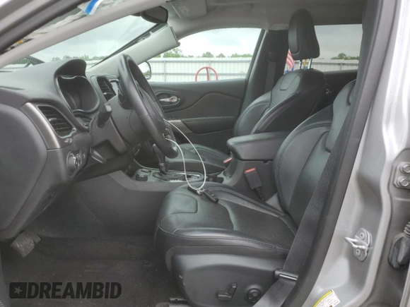 2019 Jeep Cherokee Limited with VIN 1C4PJMDX6KD216537, listed as a Copart auction lot 61259515 with 59,422 mi miles and Salvage title. Bid and sale history available at DreamBid. Image 7.