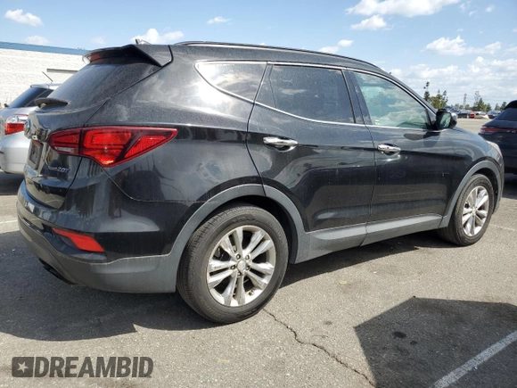 2017 Hyundai Santa Fe Sport 2.0T with VIN 5NMZU4LA9HH039205, listed as a Copart auction lot 51865695 with 176,842 mi miles and Clean Title. Bid and sale history available at carsss.com. Image 3.