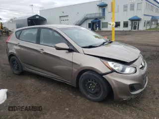 2013 Hyundai Accent GS with VIN KMHCT5AE2DU112630, listed as a Copart auction lot 57121665 with 191,833 mi miles and Salvage title. Bid and sale history available at DreamBid. Image 4.