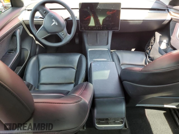 2022 Tesla Model 3 Long Range with VIN 5YJ3E1EB5NF287746, listed as a Copart auction lot 55124115 with 99,767 mi miles and Clean Title. Bid and sale history available at DreamBid. Image 8.