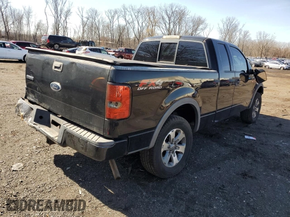 2004 Ford F-150 XLT with VIN 1FTPX14544NB71199, listed as a Copart auction lot 48383075 with 159,304 mi miles and Salvage Title. Bid and sale history available at carsss.com. Image 3.