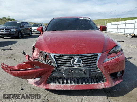 2014 Lexus IS 250 with VIN JTHCF1D23E5002900, listed as a Copart auction lot 57268055 with 166,819 mi miles and Salvage title. Bid and sale history available at DreamBid. Image 5.