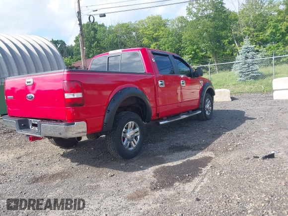 2008 Ford F-150 XLT with VIN 1FTPW14V28FA07405, listed as a IAAI auction lot 42376172 with 151,902 mi miles and . Bid and sale history available at DreamBid. Image 4.
