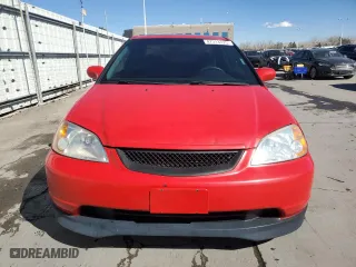 2001 Honda Civic EX with VIN 1HGEM21991L006366, listed as a Copart auction lot 47313725 with 203,351 mi miles and Salvage Title. Bid and sale history available at carsss.com. Image 5.