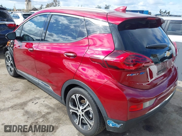 2020 Chevrolet Bolt EV Premier with VIN 1G1FZ6S07L4144327, listed as a IAAI auction lot 41723931 with 33,741 mi miles. Bid and sale history available at carsss.com. Image 3.