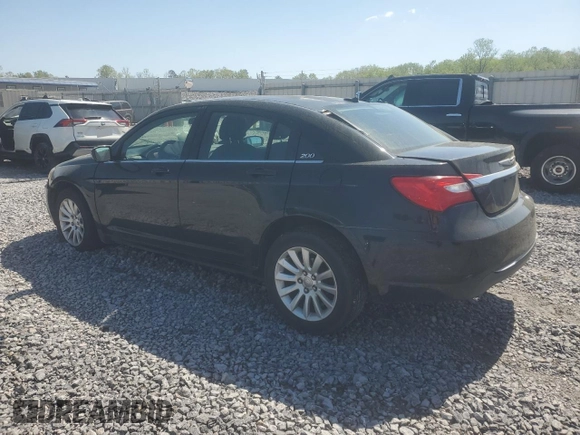 2014 Chrysler 200 LX with VIN 1C3CCBAB5EN209586, listed as a Copart auction lot 52146335 with 203,829 mi miles and Salvage Title. Bid and sale history available at carsss.com. Image 2.