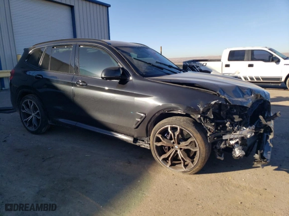 2020 BMW X3 M Competition with VIN 5YMTS0C0XL9B36939, listed as a Copart auction lot 82792093 with 0 mi miles. Bid and sale history available at carsss.com. Image 4.