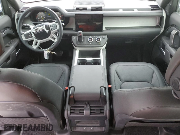 2025 Land Rover Defender S with VIN SALEJ7EX9S2366119, listed as a Copart auction lot 41674105 with 3,519 mi miles and Salvage title. Bid and sale history available at DreamBid. Image 8.