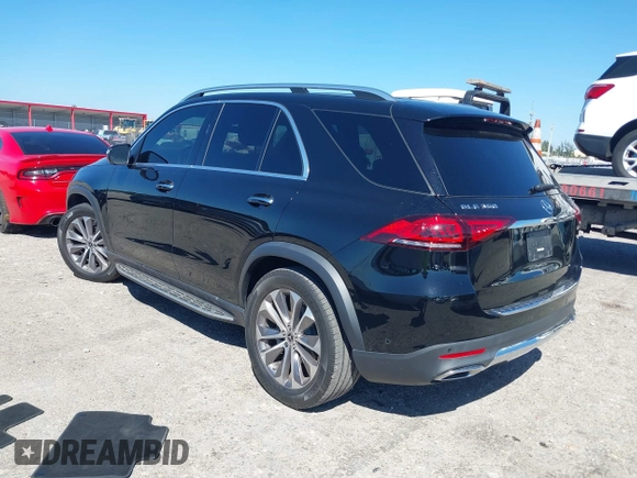 2023 Mercedes-Benz GLE 350 with VIN 4JGFB4KB3PA940237, listed as a IAAI auction lot 41674207 with 33,747 mi miles and . Bid and sale history available at DreamBid. Image 3.