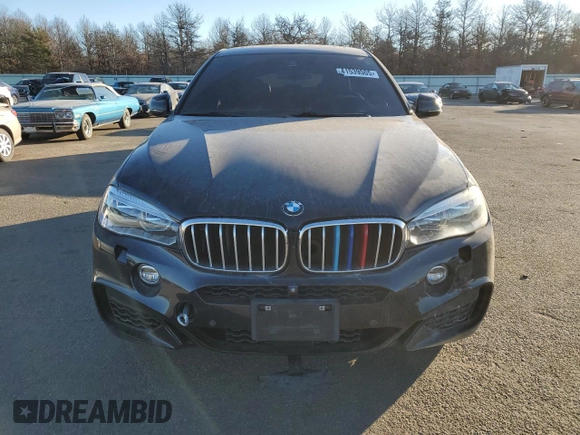 2015 BMW X6 xDrive50i with VIN 5UXKU6C52F0F94480, listed as a Copart auction lot 41539505 with 148,175 mi miles and Salvage Title. Bid and sale history available at carsss.com. Image 5.