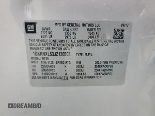 2018 GMC Acadia Denali z VIN 1GKKNXLS3JZ130503, wystawiony jako Copart lot #54393665 z przebiegiem 99 514 mil mil oraz Szkoda całkowita • Salvage title. Historia ofert i sprzedaży dostępna na DreamBid. Obrazek 13.
