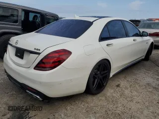 2020 Mercedes-Benz S 65 AMG with VIN W1KUG7KB5LA530117, listed as a Copart auction lot 75060394 with Not provided miles and Salvage title. Bid and sale history available at DreamBid. Image 3.