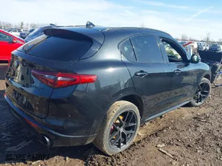 2020 Alfa Romeo Stelvio Ti with VIN ZASPAKBN6L7C74788, listed as a IAAI auction lot 41488069 with 1 mi miles. Bid and sale history available at carsss.com. Image 4.