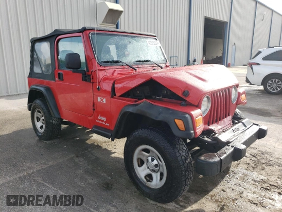 2004 Jeep Wrangler X with VIN 1J4FA39S94P709062, listed as a Copart auction lot 45573034 with 203,502 mi miles and Salvage Title. Bid and sale history available at carsss.com. Image 4.