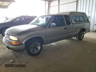 2001 Chevrolet S-10 LS with VIN 1GCCS19W518120920, listed as a Copart auction lot 49741775 with 221,583 mi miles and Salvage Title. Bid and sale history available at DreamBid. Image 1.