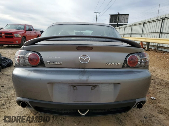 2005 Mazda RX-8 with VIN JM1FE173450156633, listed as a Copart auction lot 47253255 with 115,153 mi miles and Salvage Title. Bid and sale history available at carsss.com. Image 6.