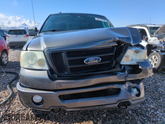 2006 Ford F-150 XLT with VIN 1FTPX14V46NB80441, listed as a Copart auction lot 46143795 with 193,600 mi miles and Salvage Title. Bid and sale history available at carsss.com. Image 5.