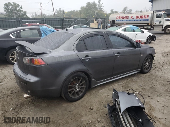 2009 Mitsubishi Lancer GTS with VIN JA3AU86W19U012925, listed as a Copart auction lot 72343934 with Not Provided miles and Salvage Title. Bid and sale history available at DreamBid. Image 3.
