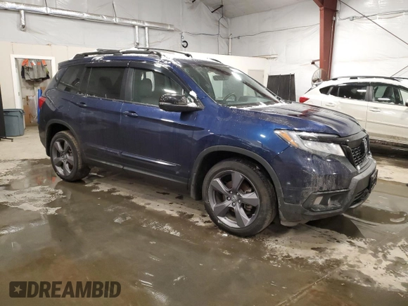 2021 Honda Passport Touring with VIN 5FNYF8H9XMB032027, listed as a Copart auction lot 44045495 with 78,693 mi miles and Salvage Title. Bid and sale history available at carsss.com. Image 4.
