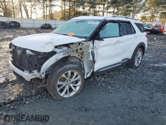 2023 Ford Explorer Platinum with VIN 1FM5K8HC9PGA51359, listed as a Copart auction lot 86424084 with 36,699 mi miles and Salvage title. Bid and sale history available at DreamBid. Image 1.