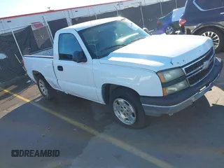 2006 Chevrolet Silverado 1500 Work Truck with VIN 3GCEC14V26G143089, listed as a IAAI auction lot 41346544 with 198,905 mi miles and . Bid and sale history available at DreamBid. Image 1.
