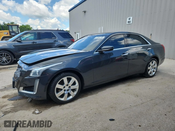 2016 Cadillac CTS Luxury Collection AWD with VIN 1G6AX5SS2G0197973, listed as a Copart auction lot 61595195 with 76,723 mi miles and Clean title. Bid and sale history available at DreamBid. Image 1.