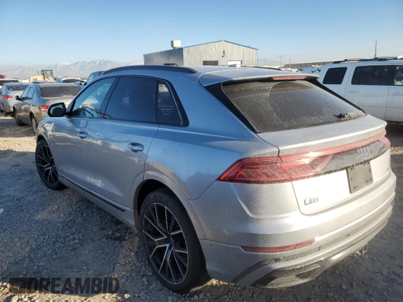 2019 Audi Q8 Prestige with VIN WA1FVAF15KD019070, listed as a Copart auction lot 43089295 with 67,498 mi miles and Non repairable. Bid and sale history available at DreamBid. Image 2.