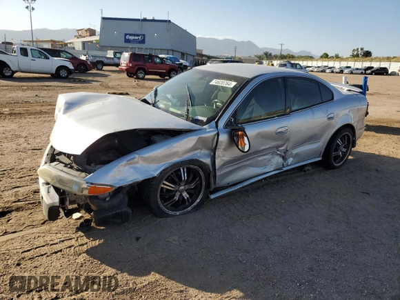 2003 Oldsmobile Alero GL1 z VIN 1G3NL52F43C291875, wystawiony jako Copart lot #74620764 z przebiegiem Nie podano mil oraz Szkoda całkowita • Salvage title. Historia ofert i sprzedaży dostępna na DreamBid. Obrazek 1.