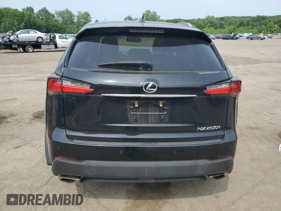 2016 Lexus NX 200t with VIN JTJBARBZ0G2062547, listed as a Copart auction lot 60792685 with 82,407 mi miles and Salvage title. Bid and sale history available at DreamBid. Image 6.