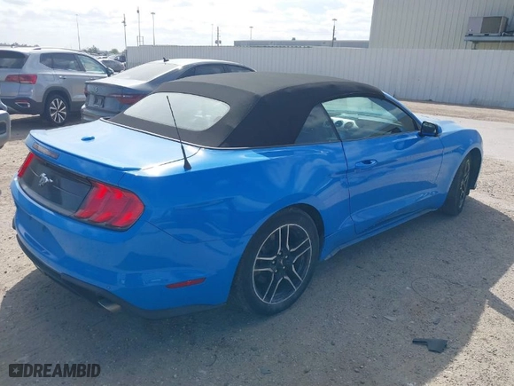 2023 Ford Mustang EcoBoost with VIN 1FATP8UH3P5105710, listed as a IAAI auction lot 41827375 with NaN miles. Bid and sale history available at carsss.com. Image 4.