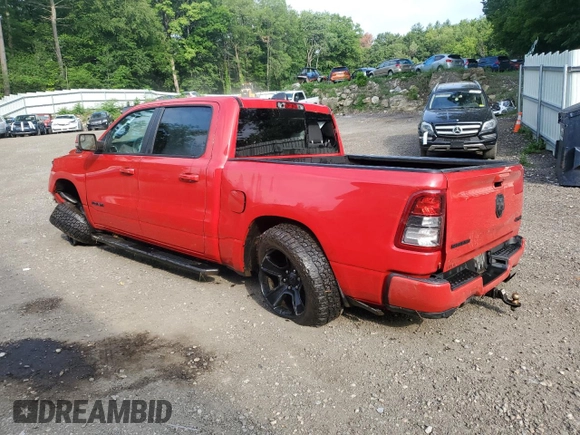 2020 Ram 1500 Big Horn with VIN 1C6SRFFT4LN183422, listed as a Copart auction lot 64058205 with 40,444 mi miles and Salvage title. Bid and sale history available at DreamBid. Image 2.