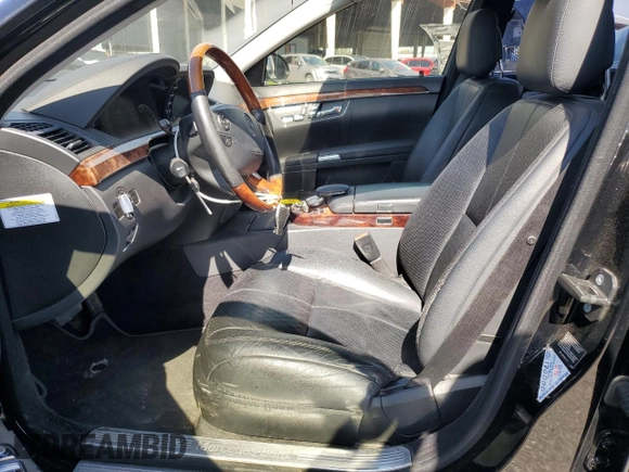 2008 Mercedes-Benz S 550 with VIN WDDNG71XX8A206492, listed as a Copart auction lot 48831245 with 205,849 mi miles and Salvage Title. Bid and sale history available at DreamBid. Image 7.