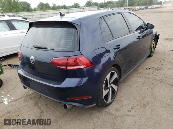 2019 Volkswagen Golf GTI S with VIN 3VW6T7AU0KM038479, listed as a Copart auction lot 50228092 with 13,376 mi miles. Bid and sale history available at carsss.com. Image 4.