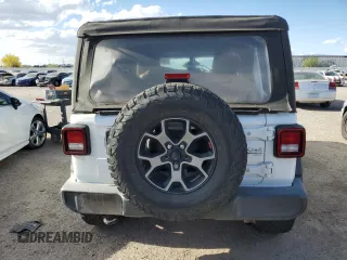 2018 Jeep Wrangler Unlimited Sport with VIN 1C4HJXDN0JW298109, listed as a Copart auction lot 52991795 with 94,445 mi miles and Salvage title. Bid and sale history available at DreamBid. Image 6.