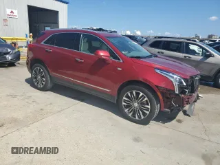 2019 Cadillac XT5 Luxury AWD with VIN 1GYKNDRS8KZ260502, listed as a Copart auction lot 54790965 with 32,910 mi miles and Salvage Title. Bid and sale history available at carsss.com. Image 4.