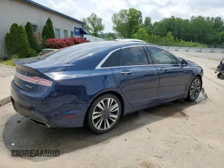 2019 Lincoln MKZ Reserve II with VIN 3LN6L5F96KR604865, listed as a Copart auction lot 59718895 with 85,547 mi miles and Salvage title. Bid and sale history available at DreamBid. Image 3.