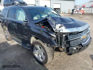 2016 Chevrolet Tahoe LTZ with VIN 1GNSKCKC7GR475458, listed as a IAAI auction lot 41831124 with 95,554 mi miles. Bid and sale history available at carsss.com. Image 1.