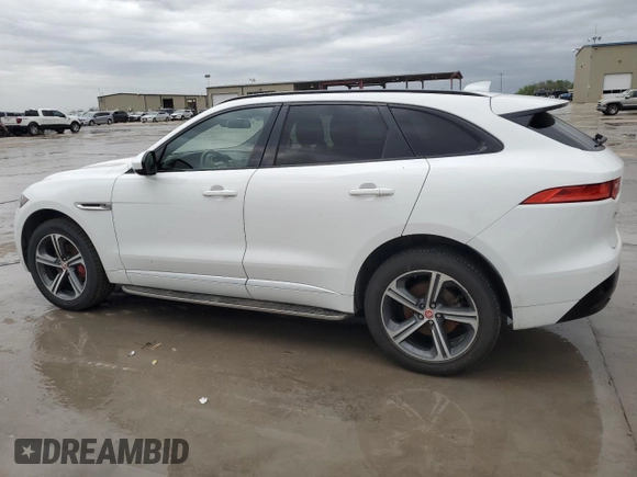 2018 Jaguar F-PACE S with VIN SADCM2FV8JA298541, listed as a Copart auction lot 51711355 with 75,817 mi miles and Clean Title. Bid and sale history available at carsss.com. Image 2.
