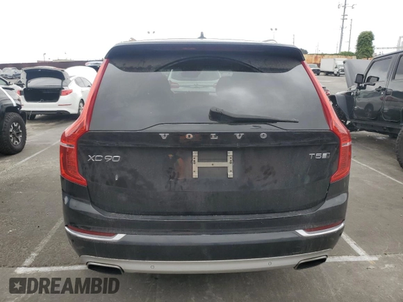 2016 Volvo XC90 with VIN YV4102XL9G1087348, listed as a Copart auction lot 54572535 with 93,212 mi miles and Clean Title. Bid and sale history available at DreamBid. Image 6.