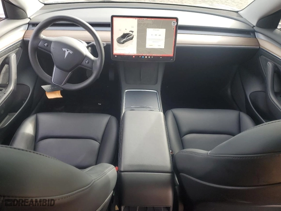 2023 Tesla Model 3 with VIN 5YJ3E1EA5PF679135, listed as a Copart auction lot 44925735 with 35,517 mi miles and Salvage Title. Bid and sale history available at carsss.com. Image 8.