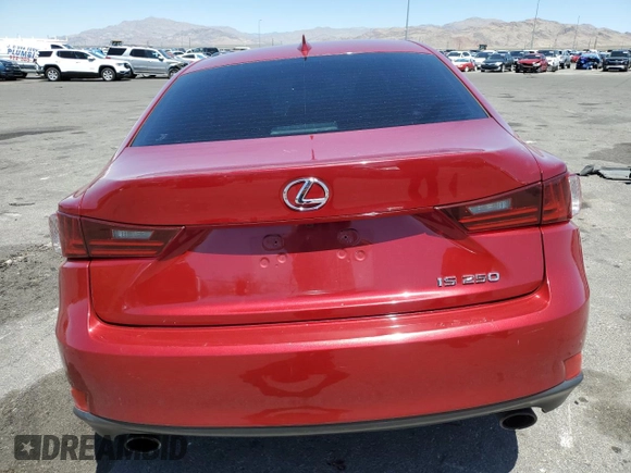 2014 Lexus IS 250 z VIN JTHBF1D20E5037535, wystawiony jako Copart lot #57804695 z przebiegiem 91 850 mil mil oraz Szkoda całkowita • Salvage title. Historia ofert i sprzedaży dostępna na DreamBid. Obrazek 6.