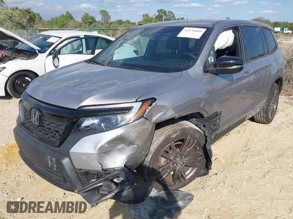 2021 Honda Passport EX-L with VIN 5FNYF7H50MB011436, listed as a IAAI auction lot 41530880 with 46,424 mi miles. Bid and sale history available at carsss.com. Image 6.