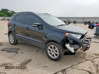 2021 Ford EcoSport SE z VIN MAJ3S2GE1MC455891, wystawiony jako Copart lot #57726405 z przebiegiem 18 624 mil mil oraz Szkoda całkowita • Salvage title. Historia ofert i sprzedaży dostępna na DreamBid. Obrazek 4.