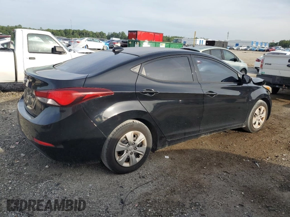 2016 Hyundai Elantra SE с VIN KMHDH4AE8GU646039, выставлен на аукционе Copart как лот 57899785 с пробегом 67 447 миль миль и Списание • Salvage title. История ставок и продаж доступна на DreamBid. Изображение 3.