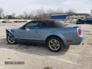2007 Ford Mustang Deluxe with VIN 1ZVFT84N975336617, listed as a Copart auction lot 48984825 with 86,876 mi miles and Salvage Title. Bid and sale history available at carsss.com. Image 2.