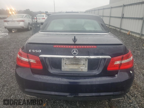 2011 Mercedes-Benz E-Class E 550 with VIN WDDKK7CF5BF082602, listed as a Copart auction lot 79302584 with 185,952 mi miles and Salvage Title. Bid and sale history available at carsss.com. Image 6.